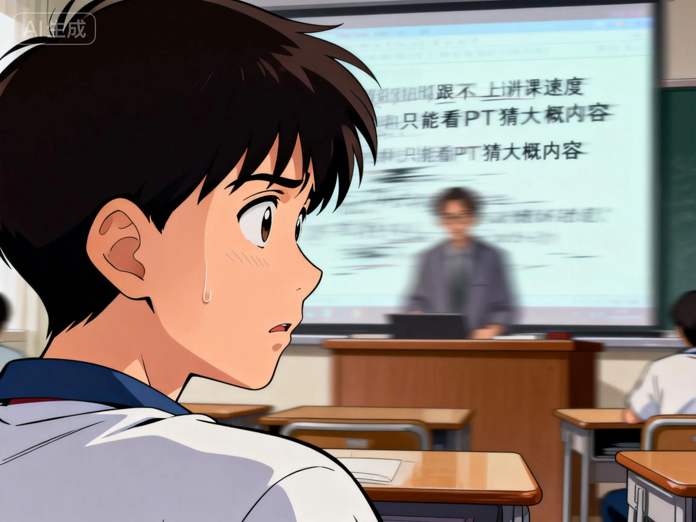听障学生在课堂